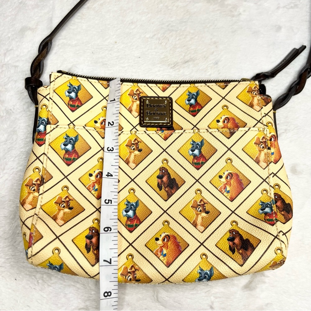 Disney Parks Dooney & Bourke Lady and the Tramp Dogs Crossbody Bag Retired Rare! - Picture 11 of 15